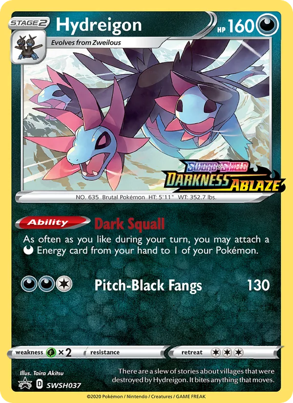 Hydreigon (SWSH Black Star Promos #SWSH037/307)