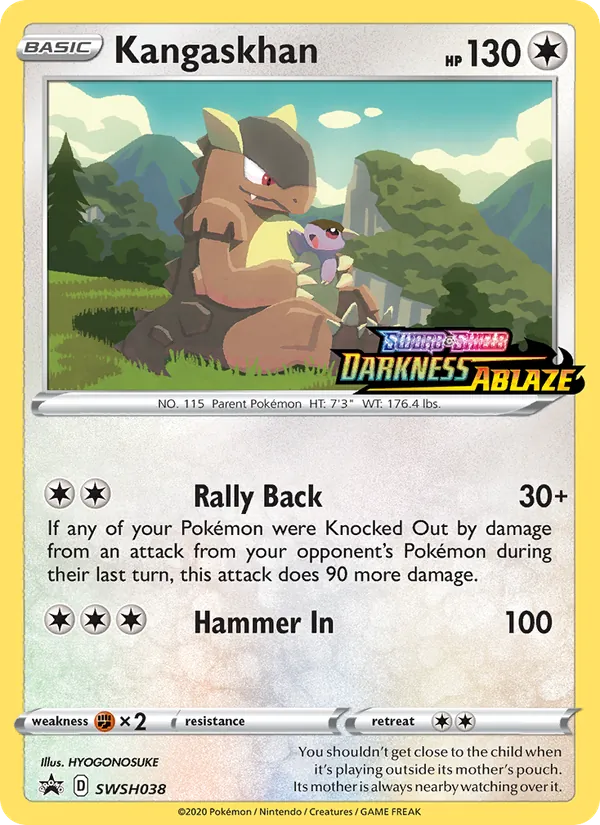 Kangaskhan (SWSH Black Star Promos #SWSH038/307)