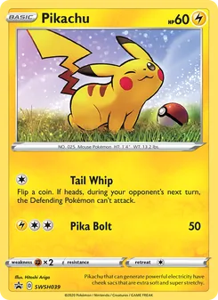 Pikachu (SWSH Black Star Promos #SWSH039/307)