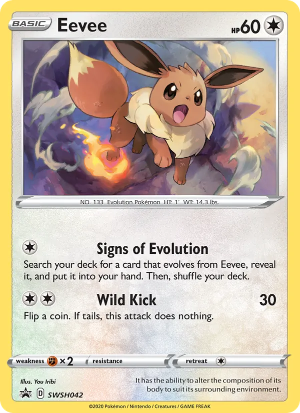 Eevee (SWSH Black Star Promos #SWSH042/307)