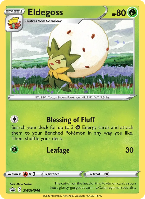 Eldegoss (SWSH Black Star Promos #SWSH046/307)