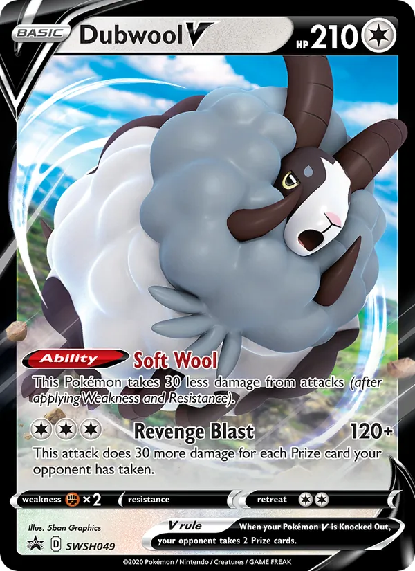 Dubwool V (SWSH Black Star Promos #SWSH049/307)