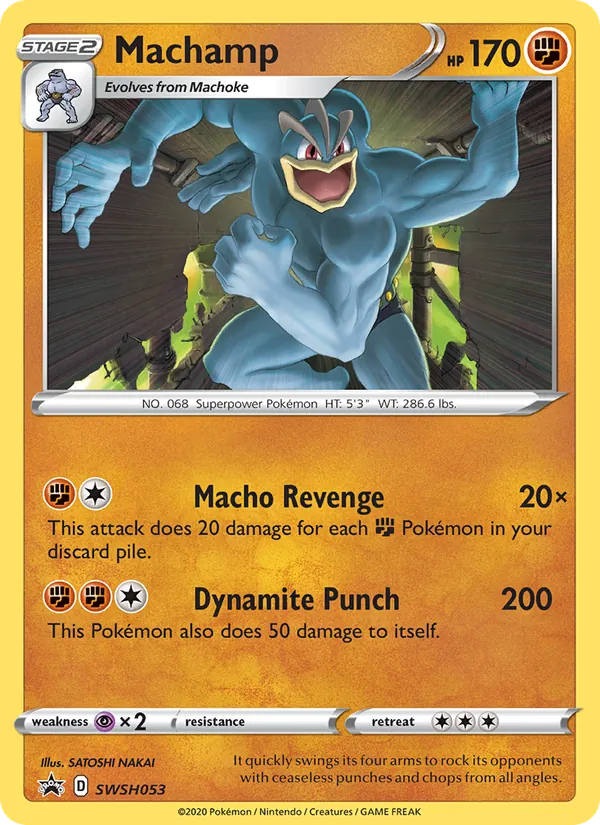 Machamp (SWSH Black Star Promos #SWSH053/307)
