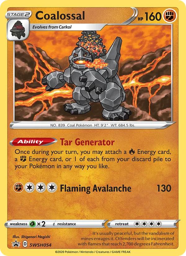 Coalossal (SWSH Black Star Promos #SWSH054/307)