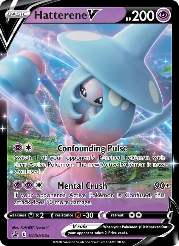 Hatterene V (SWSH Black Star Promos #SWSH055/307)