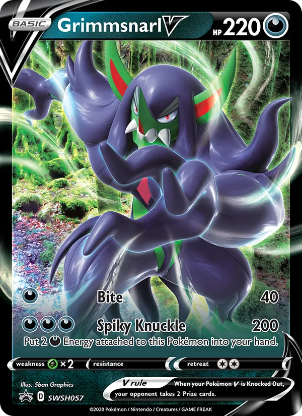 Grimmsnarl V (SWSH Black Star Promos #SWSH057/307)