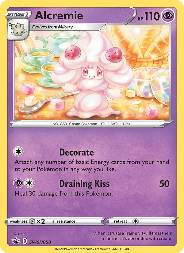 Alcremie (SWSH Black Star Promos #SWSH058/307)