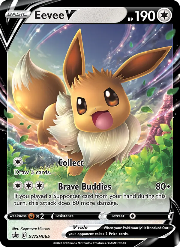 Eevee V (SWSH Black Star Promos #SWSH065/307)