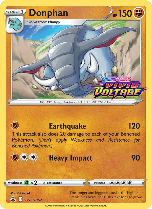 Donphan (SWSH Black Star Promos #SWSH067/307)