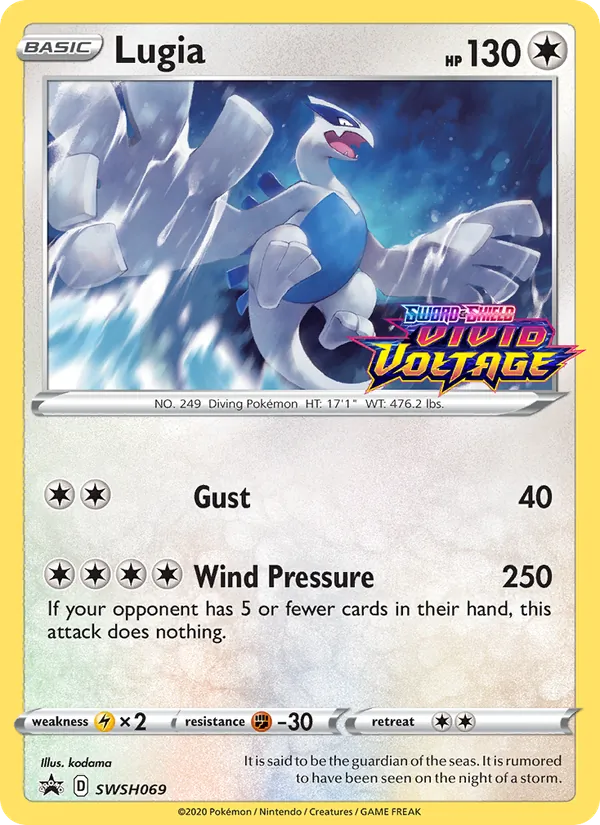 Lugia (SWSH Black Star Promos #SWSH069/307)