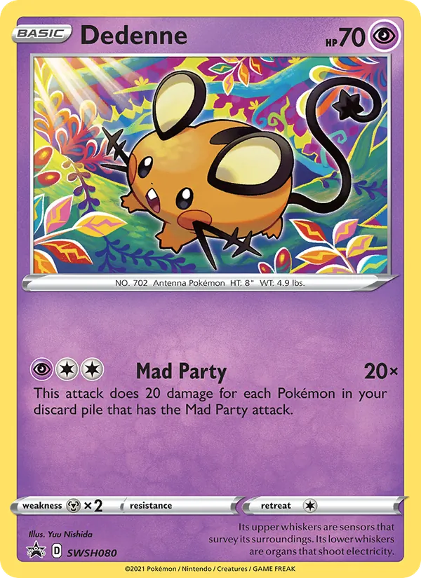 Dedenne (SWSH Black Star Promos #SWSH080/307)
