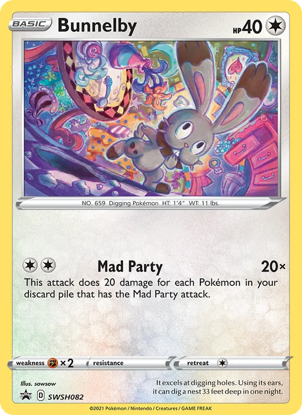Bunnelby (SWSH Black Star Promos #SWSH082/307)