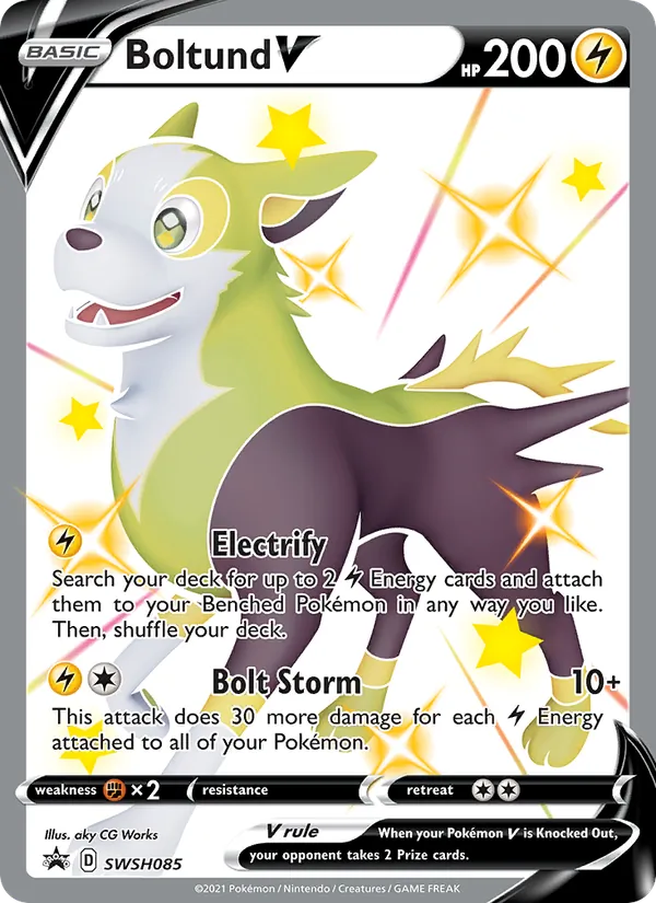 Boltund V (SWSH Black Star Promos #SWSH085/307)