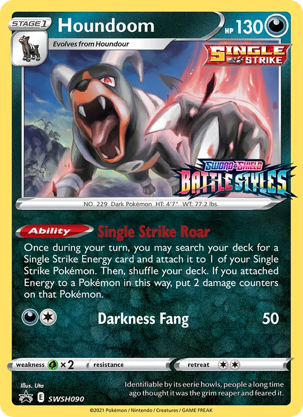Houndoom (SWSH Black Star Promos #SWSH090/307)