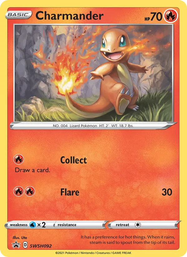 Charmander (SWSH Black Star Promos #SWSH092/307)