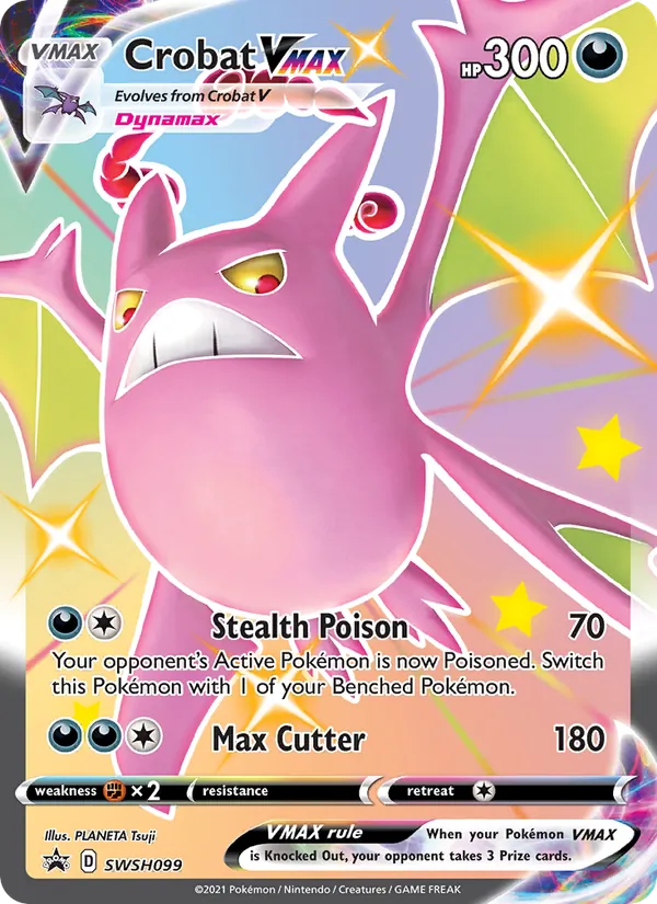 Crobat VMAX (SWSH Black Star Promos #SWSH099/307)