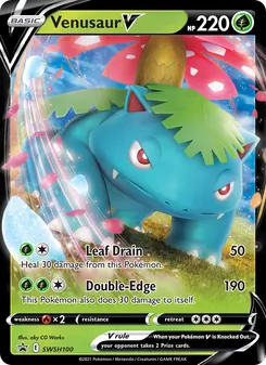 Venusaur V (SWSH Black Star Promos #SWSH100/307)