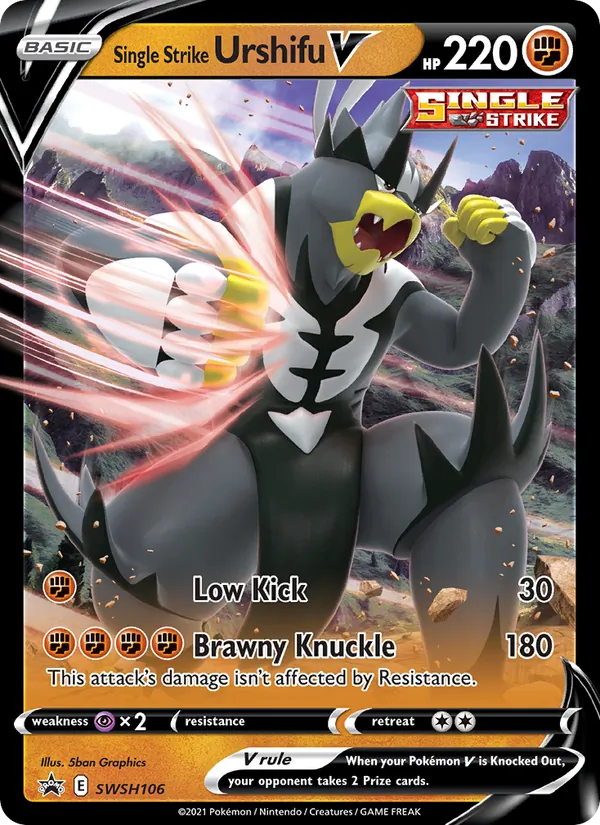 Single Strike Urshifu V (SWSH Black Star Promos #SWSH106/307)