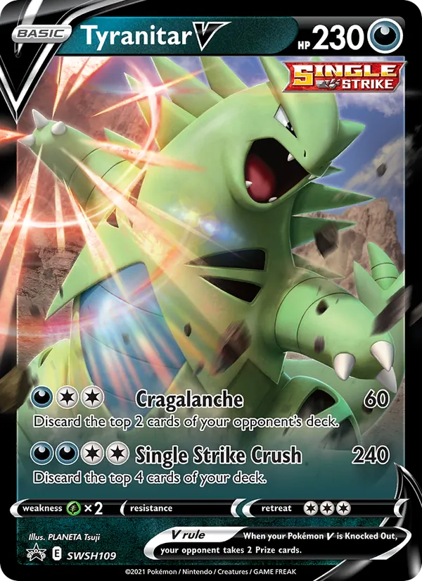 Tyranitar V (SWSH Black Star Promos #SWSH109/307)