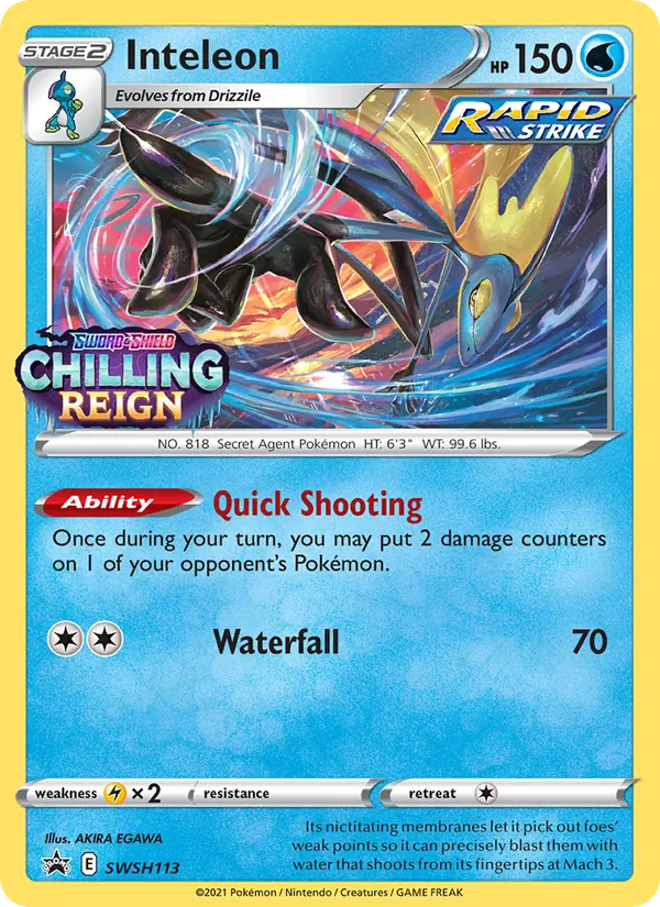 Inteleon (SWSH Black Star Promos #SWSH113/307)