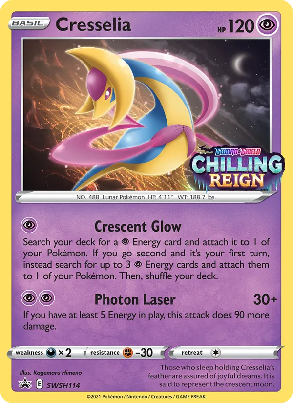Cresselia (SWSH Black Star Promos #SWSH114/307)