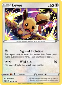 Eevee (SWSH Black Star Promos #SWSH118/307)