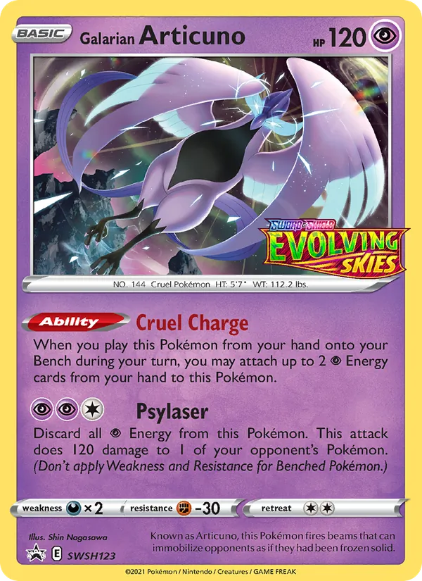 Galarian Articuno (SWSH Black Star Promos #SWSH123/307)