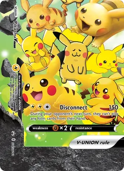 Pikachu V-UNION (SWSH Black Star Promos #SWSH141/307)