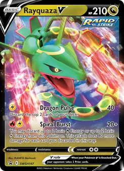 Rayquaza V (SWSH Black Star Promos #SWSH147/307)