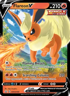 Flareon V (SWSH Black Star Promos #SWSH149/307)