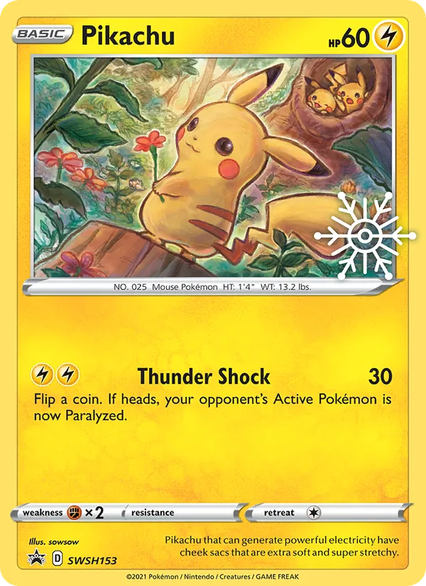 Pikachu (SWSH Black Star Promos #SWSH153/307)