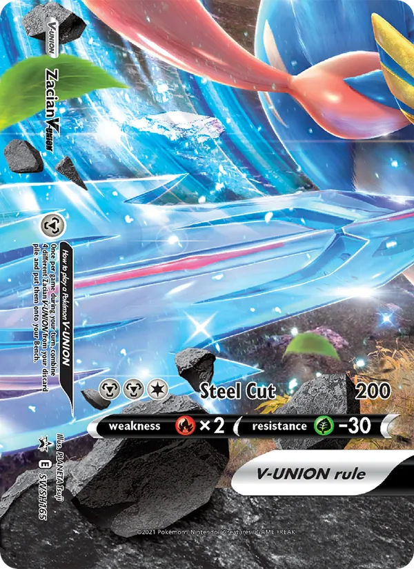 Zacian V-UNION (SWSH Black Star Promos #SWSH165/307)