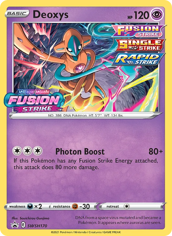 Deoxys (SWSH Black Star Promos #SWSH170/307)