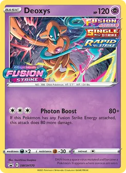 Deoxys (SWSH Black Star Promos #SWSH170/307)