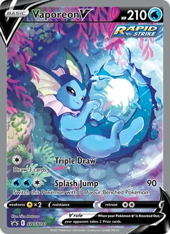 Vaporeon V (SWSH Black Star Promos #SWSH181/307)