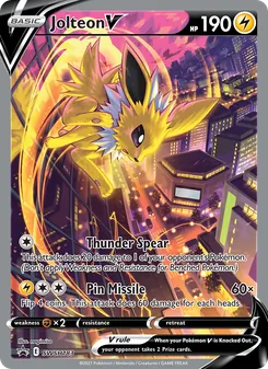 Jolteon V (SWSH Black Star Promos #SWSH183/307)