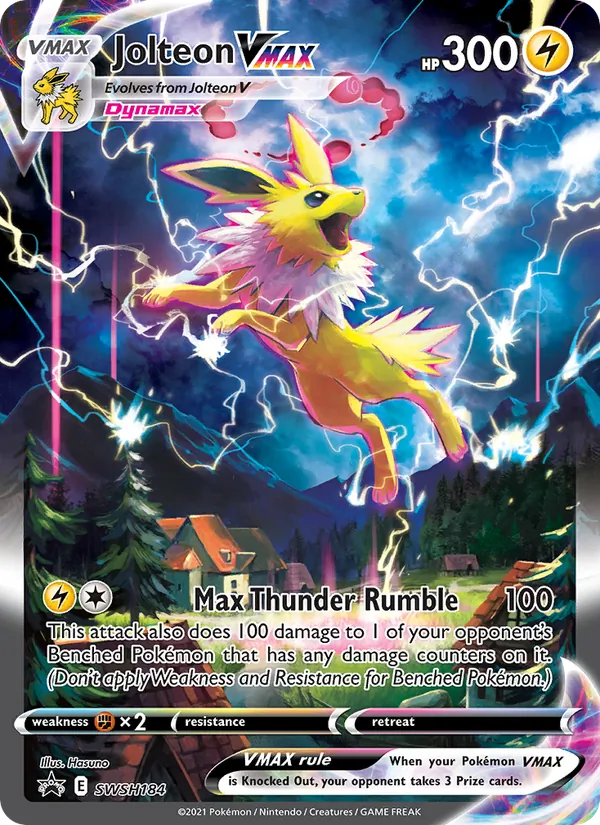 Jolteon VMAX (SWSH Black Star Promos #SWSH184/307)