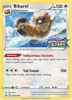 Bibarel (SWSH Black Star Promos #SWSH188/307)