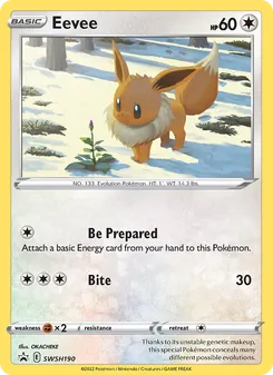 Eevee (SWSH Black Star Promos #SWSH190/307)