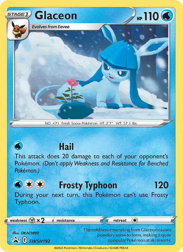 Glaceon (SWSH Black Star Promos #SWSH192/307)