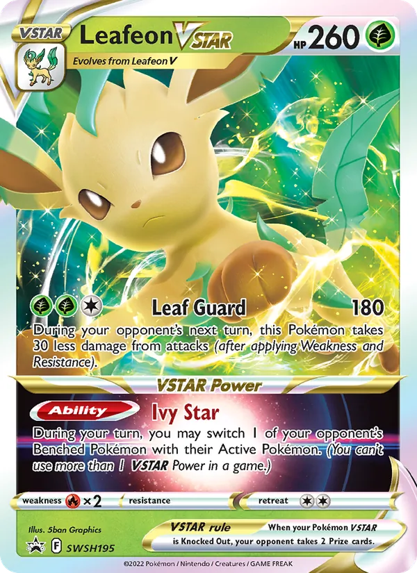 Leafeon V-ASTRO (SWSH Black Star Promos #SWSH195/307)