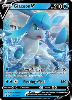 Glaceon V (SWSH Black Star Promos #SWSH196/307)