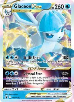 Glaceon V-ASTRO (SWSH Black Star Promos #SWSH197/307)