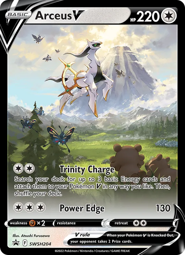 Arceus V (SWSH Black Star Promos #SWSH204/307)