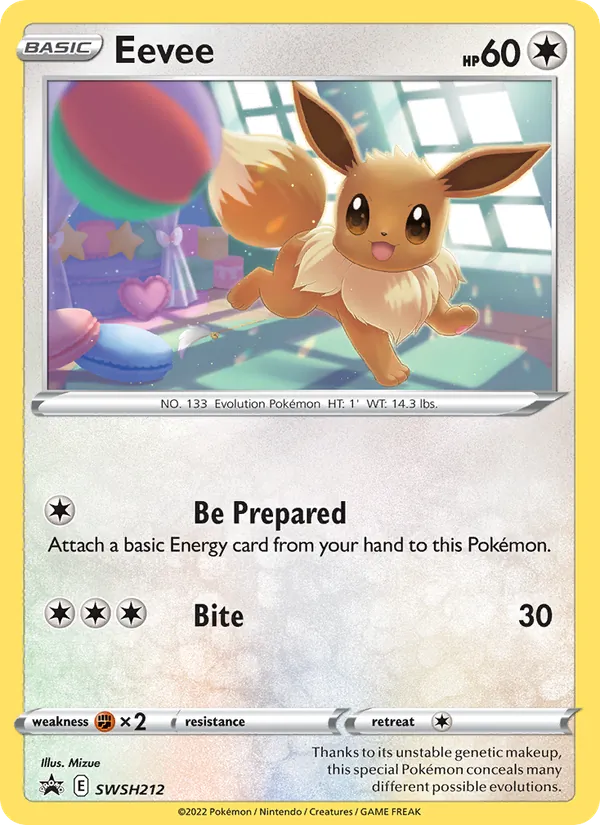 Eevee (SWSH Black Star Promos #SWSH212/307)