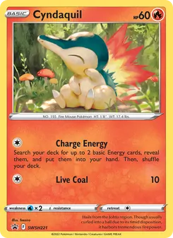 Cyndaquil (SWSH Black Star Promos #SWSH221/307)