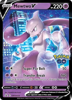 Mewtwo V (SWSH Black Star Promos #SWSH223/307)