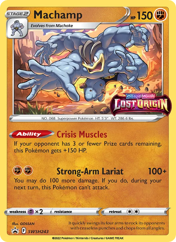 Machamp (SWSH Black Star Promos #SWSH243/307)