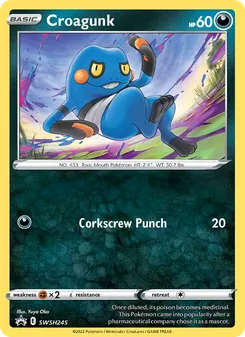 Croagunk (Cartas de promoción ESES #SWSH245/307)