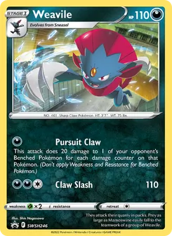 Weavile (SWSH Black Star Promos #SWSH246/307)